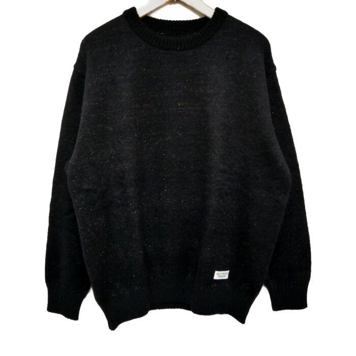 WACKO MARIA ワコマリア 国内正規 24AW GLITTER MOHAIR CREW NECK