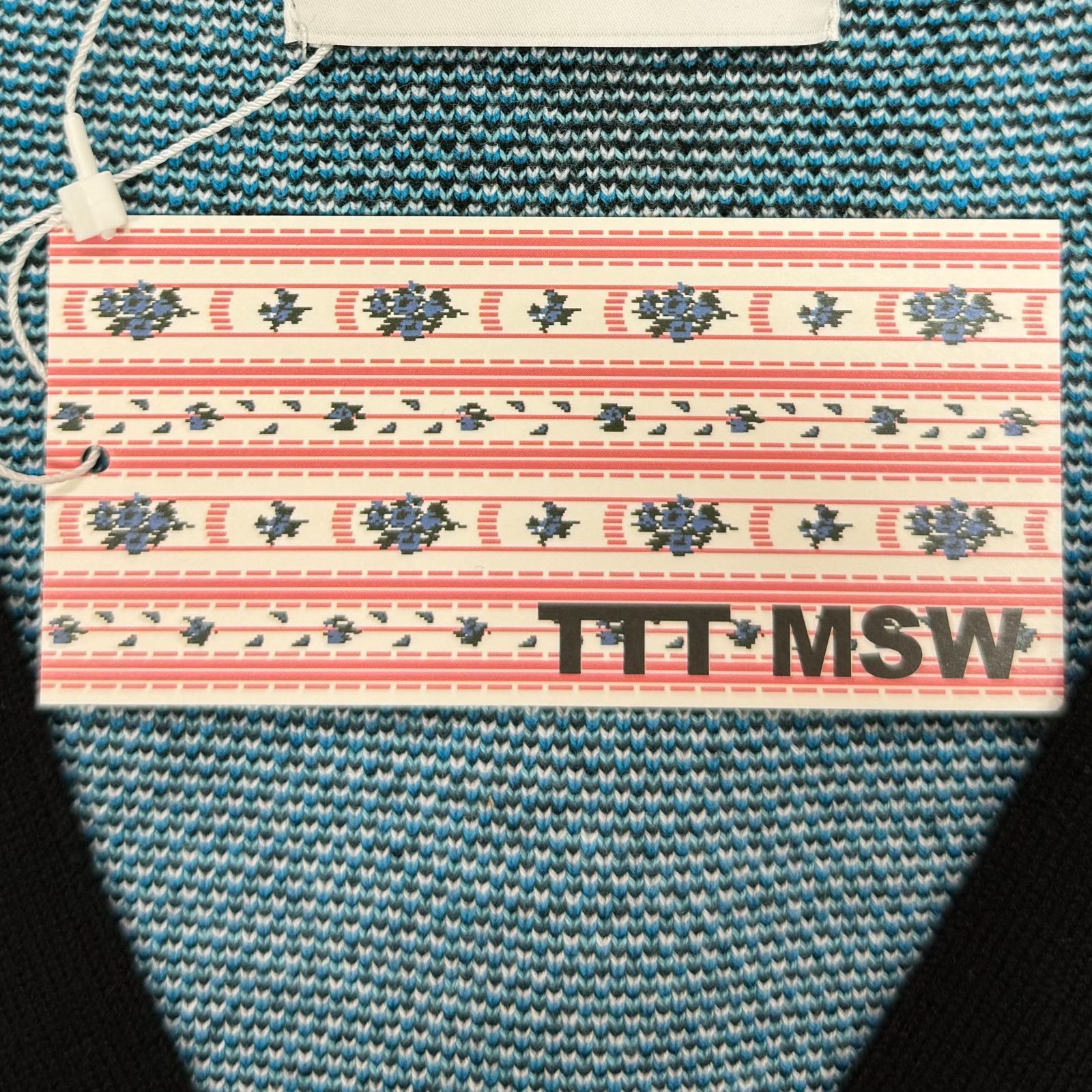 参考上代27500円 未使用 TTT_MSW 22SS Butterfly knit Cardigan