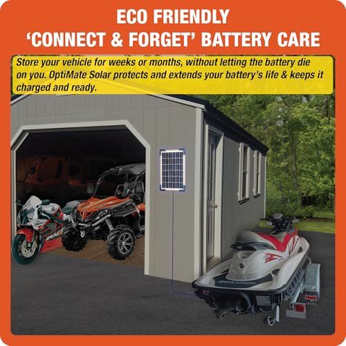 Optimate Solar Duo 10 W TM 522 D 1 6ステップ 12 V 8 0 83 A 耐候性ソーラーバッテリー節約充電器 メンテナー m