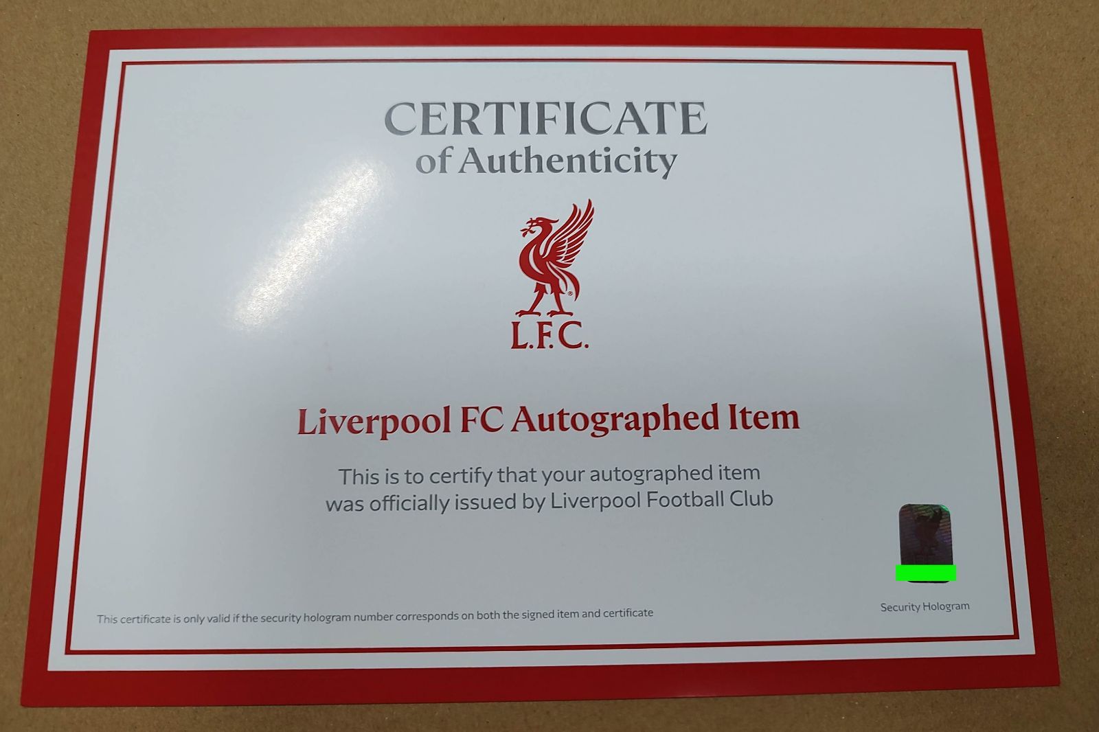 リヴァプール 直筆サイン プレミアリーグ2024-2025シーズン 優勝記念