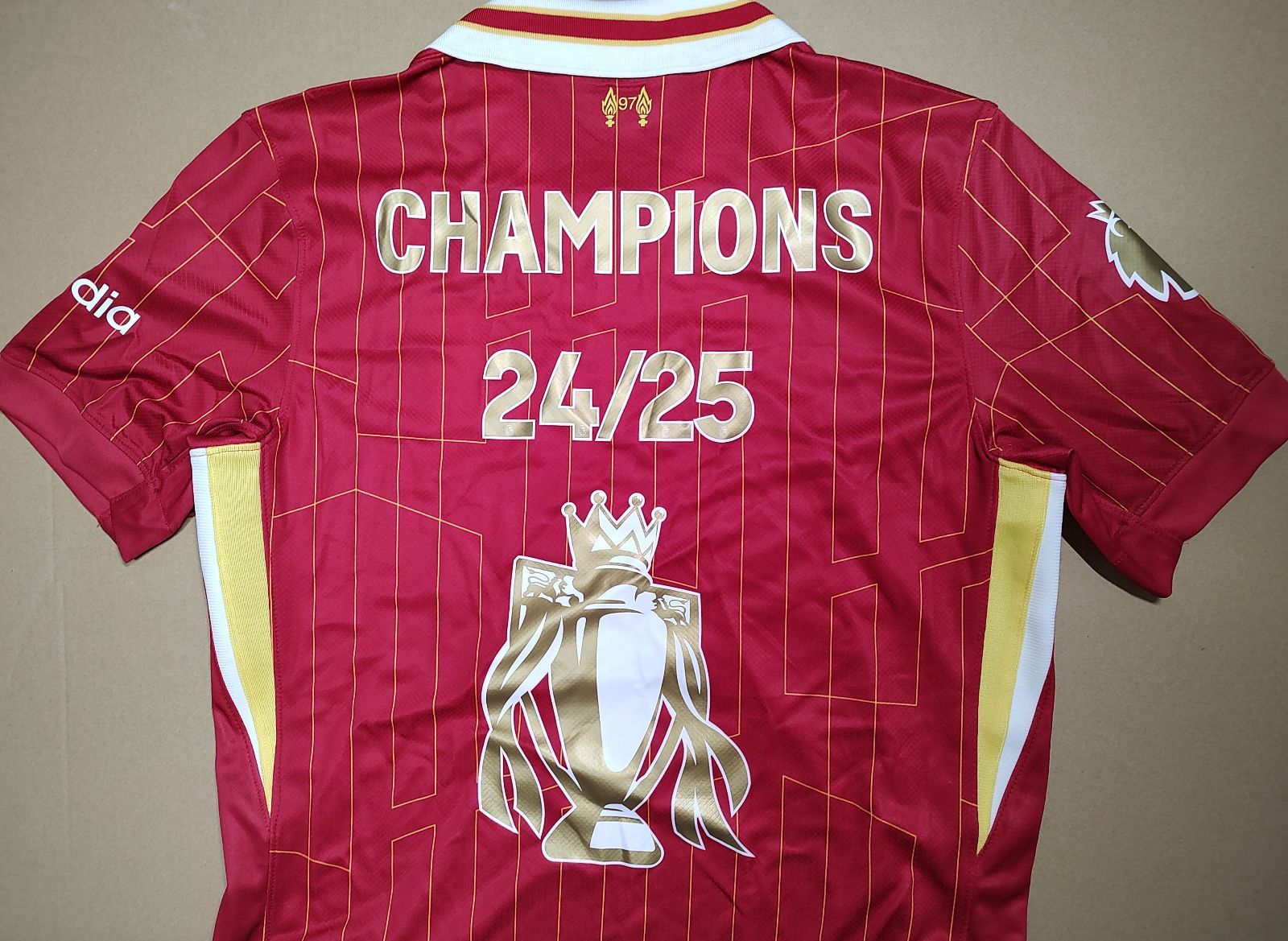 リヴァプール 直筆サイン プレミアリーグ2024-2025シーズン 優勝記念