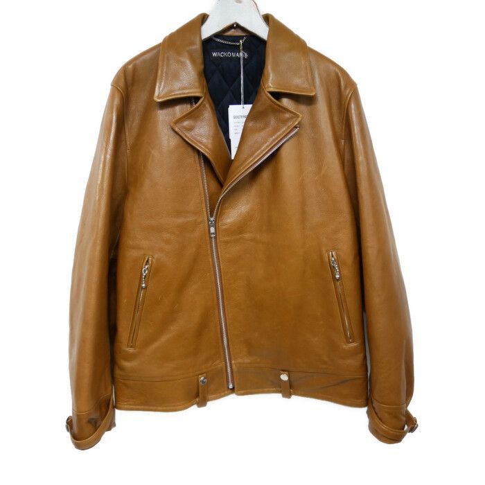 WACKO MARIA ワコマリア 国内正規 24AW LEATHER DOUBLE RIDERS JACKET
