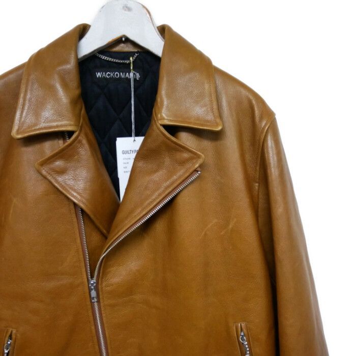 WACKO MARIA ワコマリア 国内正規 24AW LEATHER DOUBLE RIDERS JACKET