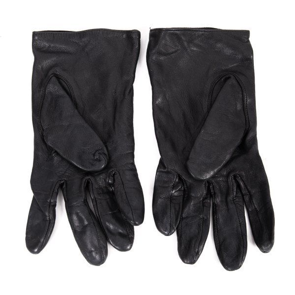 JeanPaulGaultier ジャンポールゴルチエ ラムレザー グローブ ジャンポールゴルチエJean Paul GAULTIER フェザープリントレザー