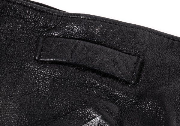 ジャンポールゴルチエJean Paul GAULTIER フェザープリントレザー