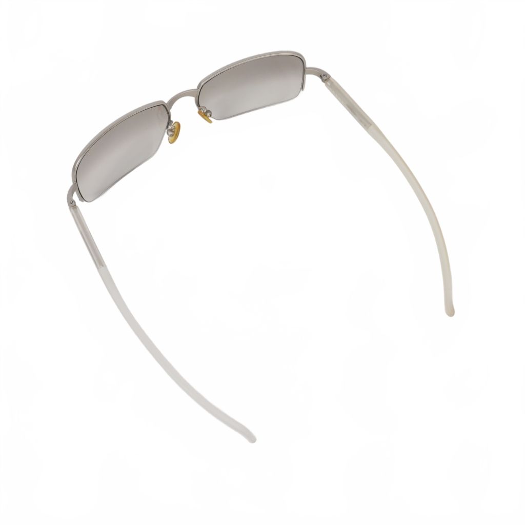 PRADA プラダ ハーフリム サングラス プラスチック クリア シルバー プラダ PRADA サングラス ハーフリム スクエア シルバー クリア SPR