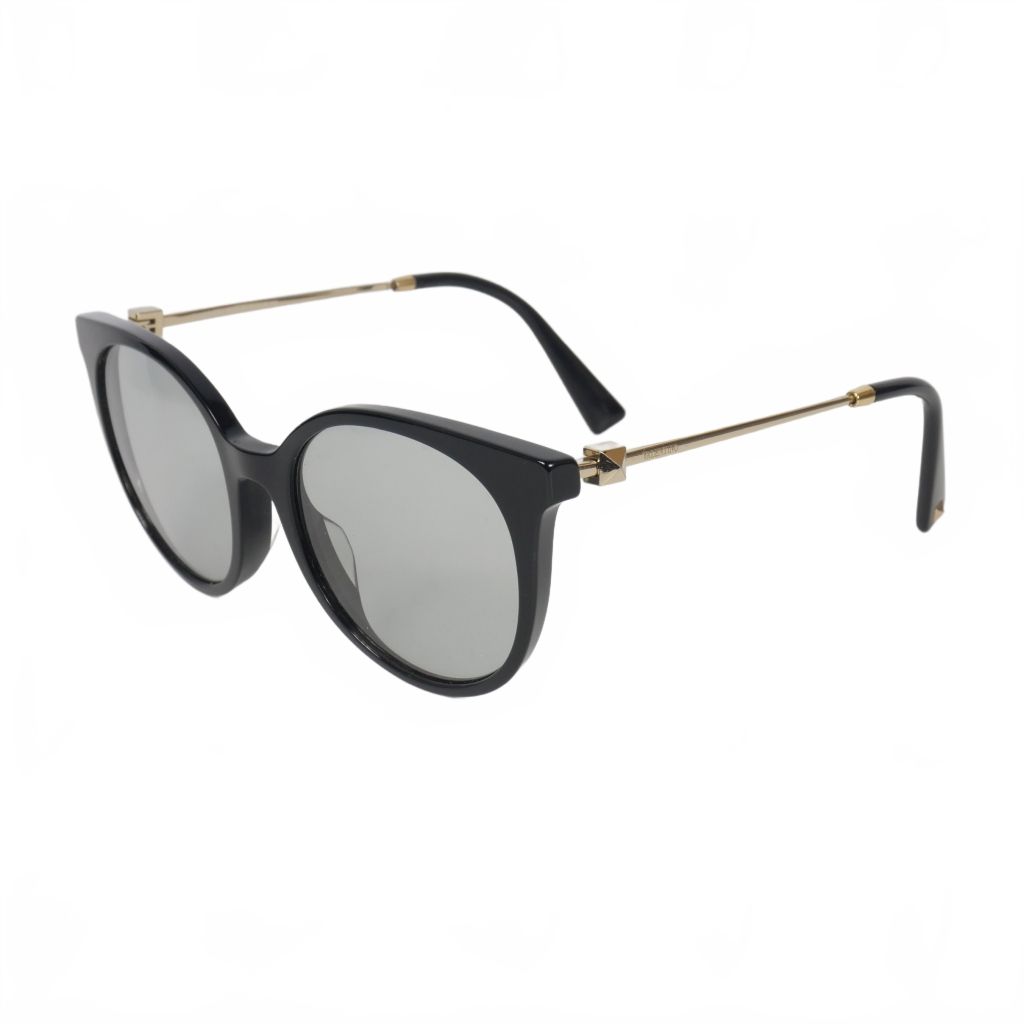 ヴァレンティノ ヴァレンチノ ロックスタッズ サングラス アイウェア ボストン ウェリントン メタルテンプル 黒 ブラック グレーレンズ 53 19 140 VA 4069