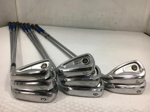 返品OK 【中古ゴルフクラブ】(8本セット)プロギア GN502 銀 フォージド