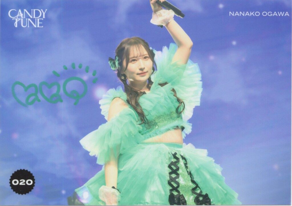 CANDY TUNE 小川奈々子 【直筆サイン入り】生写真 20 - メルカリ