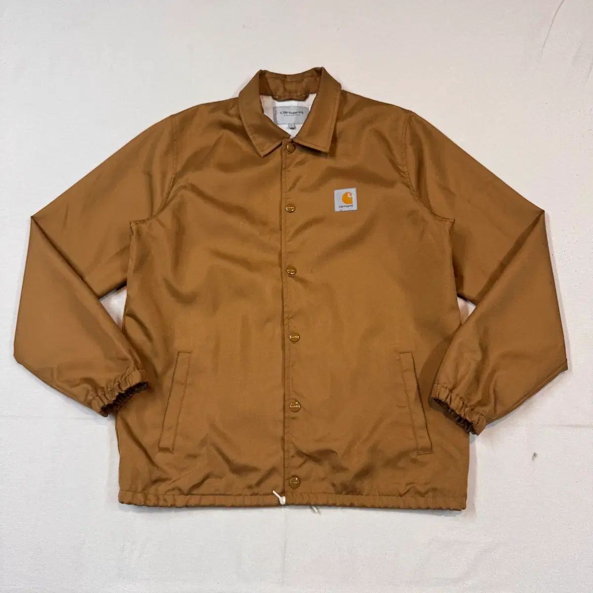 Carhartt ジャケット　海外1点もの　コーチジャケット　ブラウン Carhartt アクティブジャケット ブラウン M