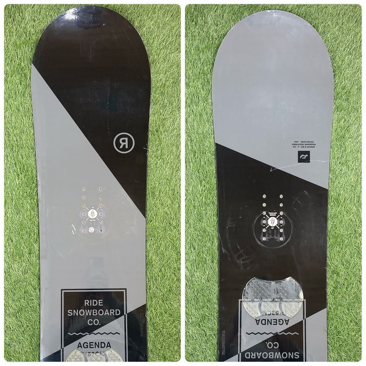 メンズ スノーボード 3点セット ライド アジェンダ RIDE AGENDA 152cm