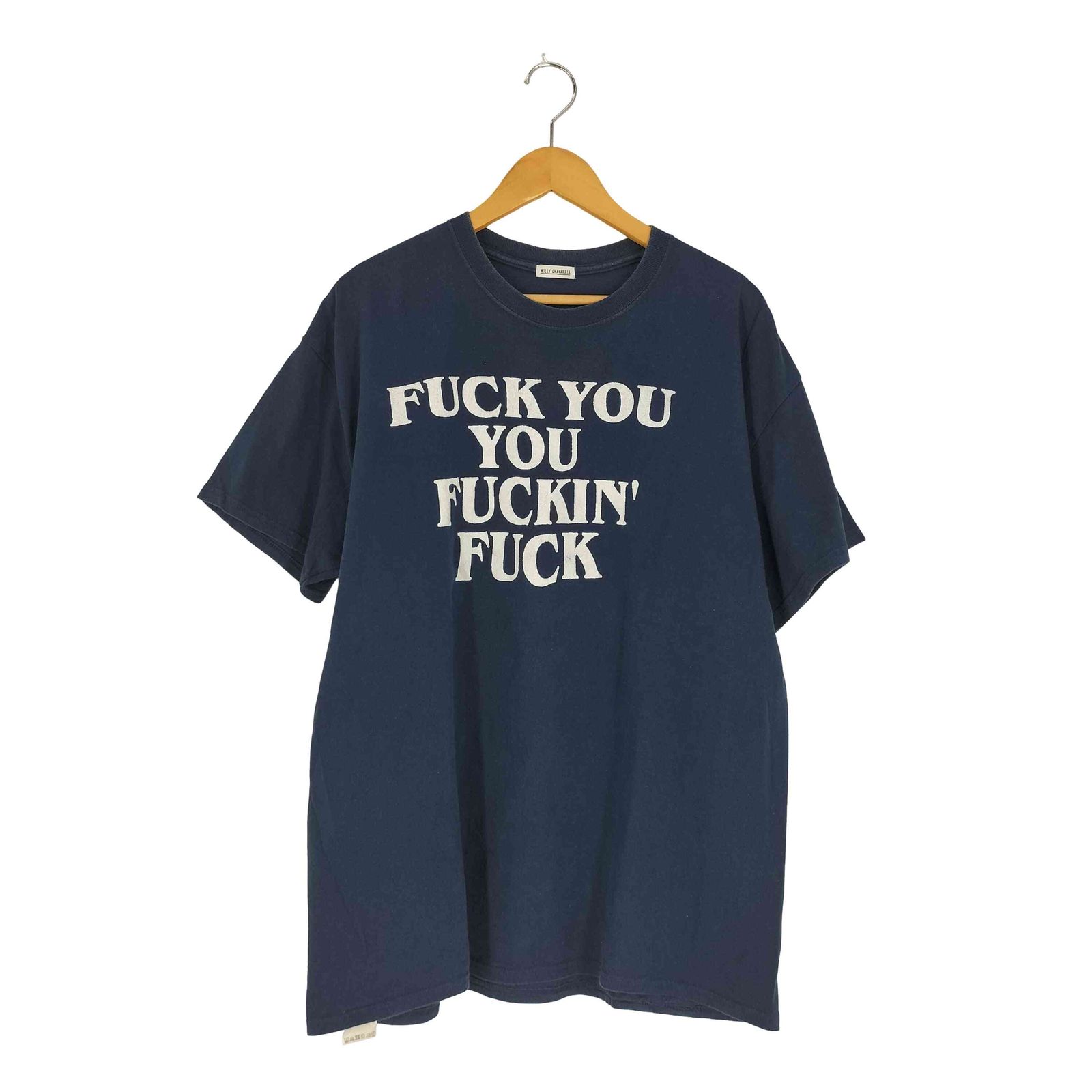 ウィリーチャバリア WILLY CHAVARRIA SS PANEL TEE FUCK HATE ショート