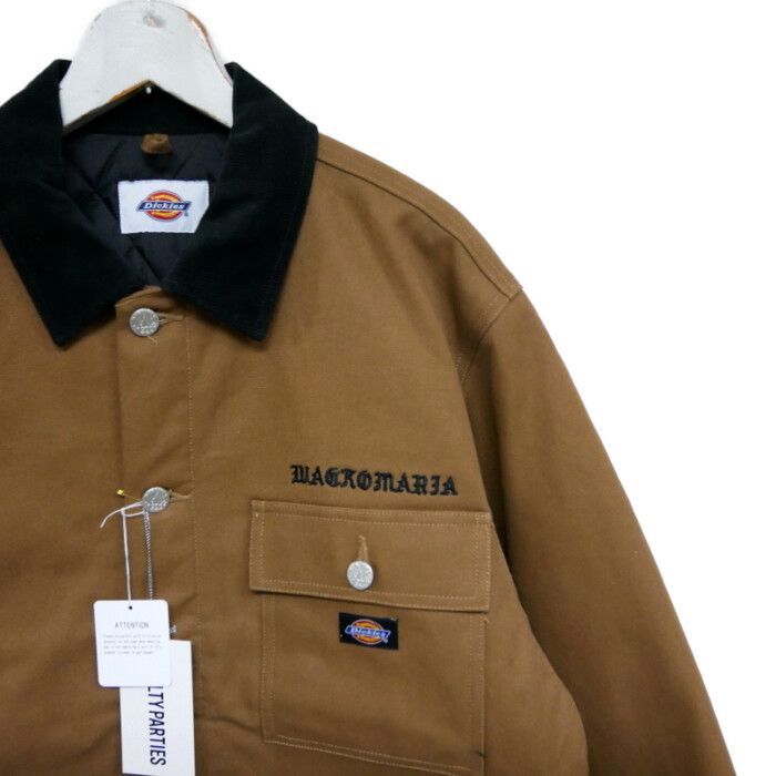 ディッキーズ　ワコマリア　コラボ　ブラウン カバーオール　ジャケット ディッキーズ ワコマリア コラボ ブラウン カバーオール ジャケット