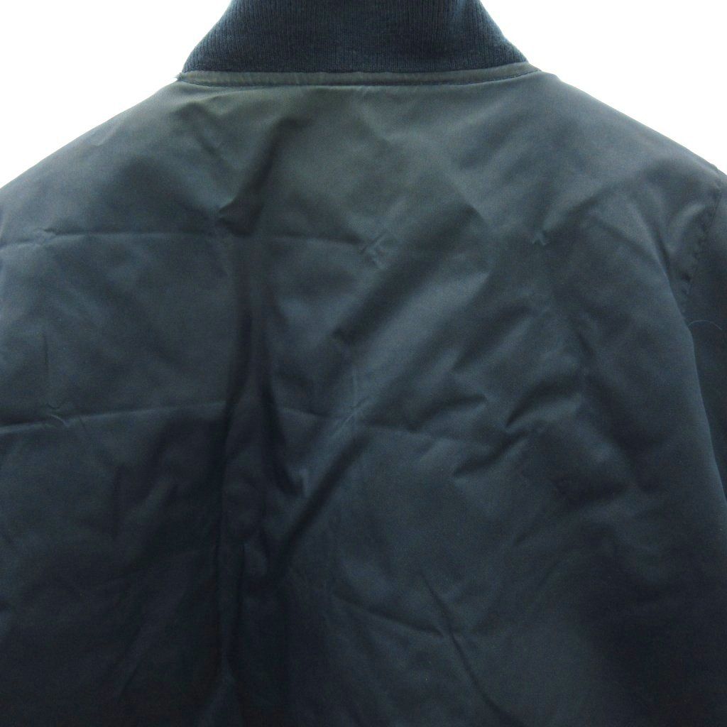 ヴィンテージ VINTAGE MA-1 フライトジャケット 民間 ワッペン XL 紺