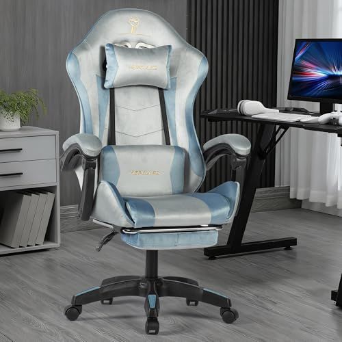 ゲーミングチェア ファブリック リクライニング ゲームチェア オットマン付き ベルベット ソファーの座り心地 通気性 pcチェア 人間工学 オフィスチェア デスクチェア ヘッドレスト ランバーサポート 連動式アームレスト ブ 1472 adbe