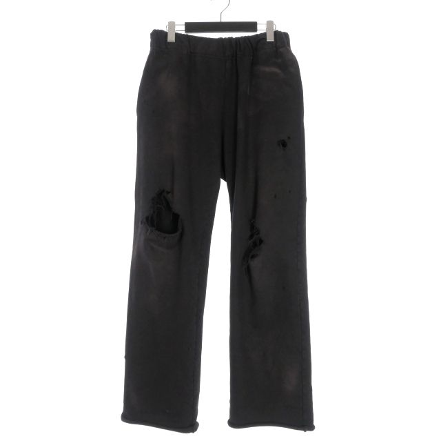 カミヤ KAMIYA 25SS DISTRESSED SWEAT PANTS ダメージ加工 スウェット 