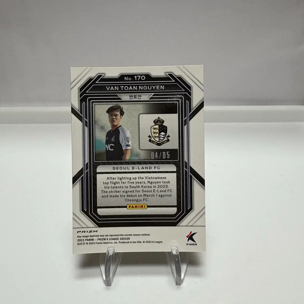 Kリーグ プリズム 元年 イーランド 半トゥーアン 5 GOLDパワー オート カード