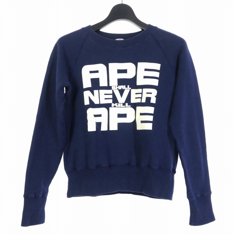アベイシングエイプ A BATHING APE スウェット トレーナー プリント 