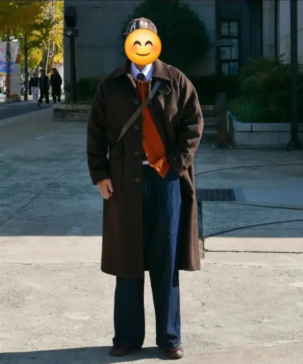 ムードINSIDE オーバーサイズ 麻 バルマカーン コート