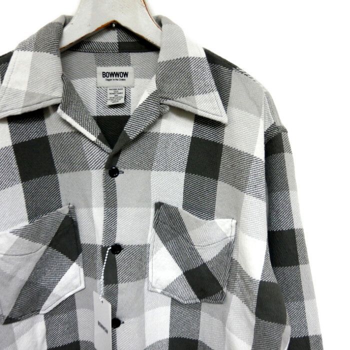 BOWWOW バウワウ 国内正規 25AW CHECK FLANNEL SHIRT チェック