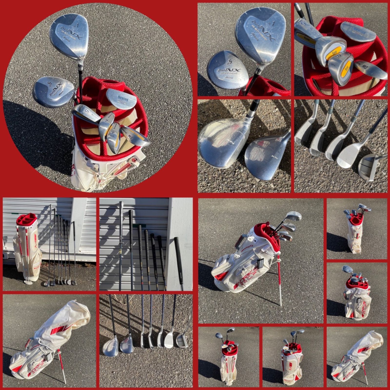 お年玉 57 0401 002 ミズノ マルマン ブリヂストン レディース軽量クラブセット み 7本セット Lフレックス おまけ付き