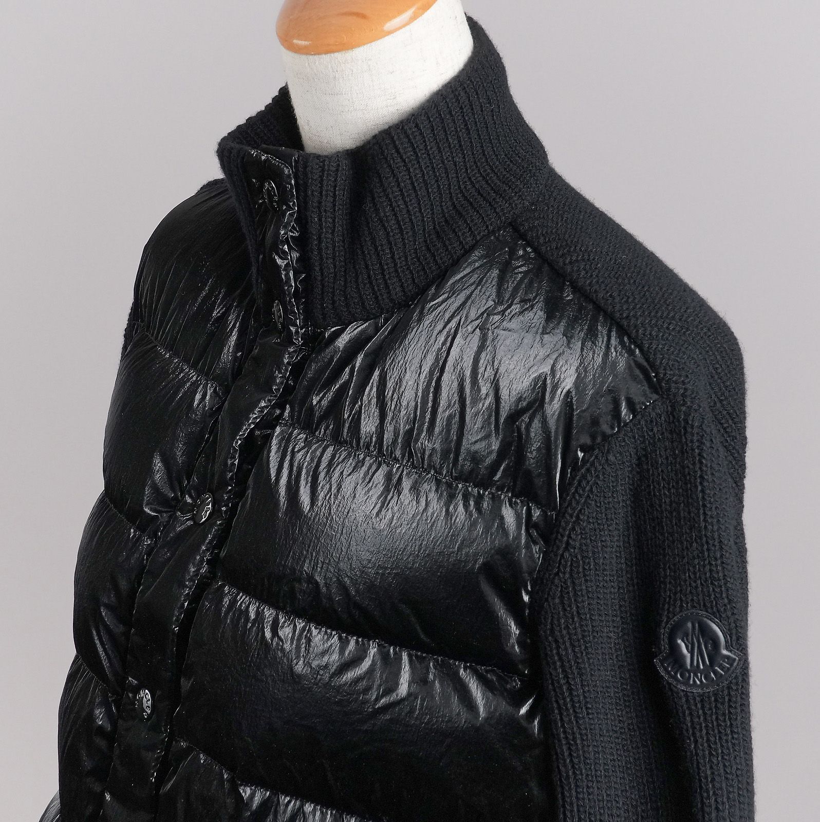 極美品】 MONCLER モンクレール ニット×ダウン ダウンジャケット