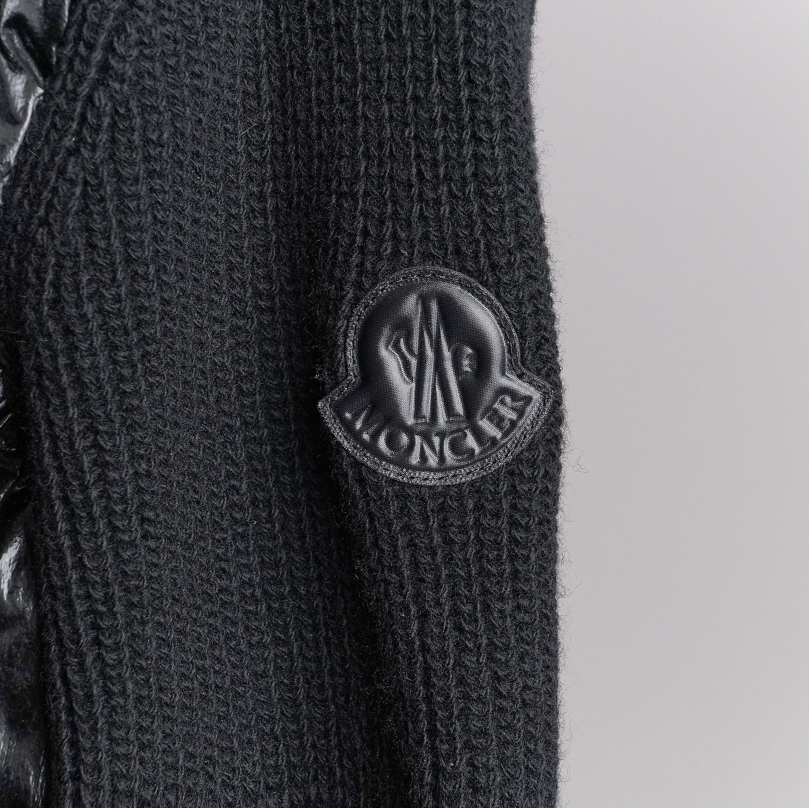 極美品】 MONCLER モンクレール ニット×ダウン ダウンジャケット