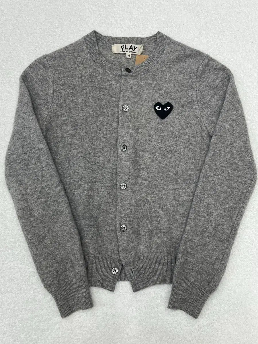 コム デ ギャルソン ブラックワッペン カーディガン