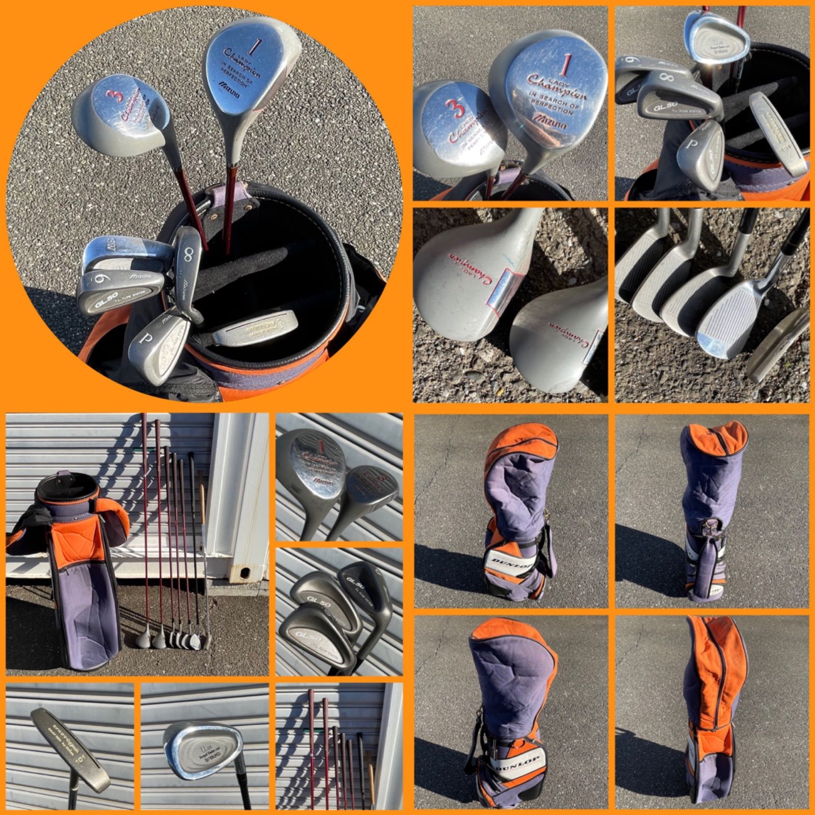 ☆お年玉☆57-0401-003☆ミズノ☆レディース軽量クラブセット☆送料