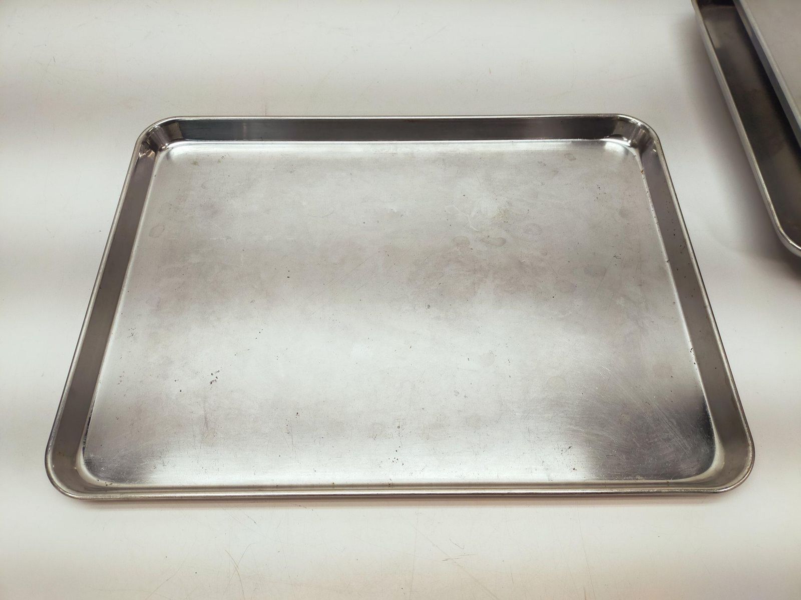 中古品】クローバー18-8ステンレス角バット6枚取 5枚セット ｸﾛｰﾊﾞｰ 18-