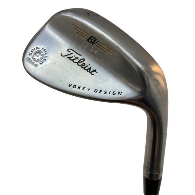 中古】 タイトリスト VOKEY SPIN MILLED SM4 ツアークロム 52°/08