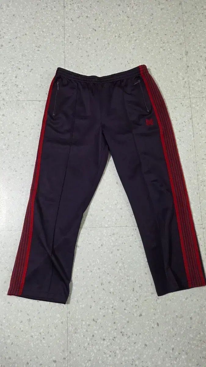 げ O NEEDLES ニードルズ トラックパンツ DARK PURPLE パープル