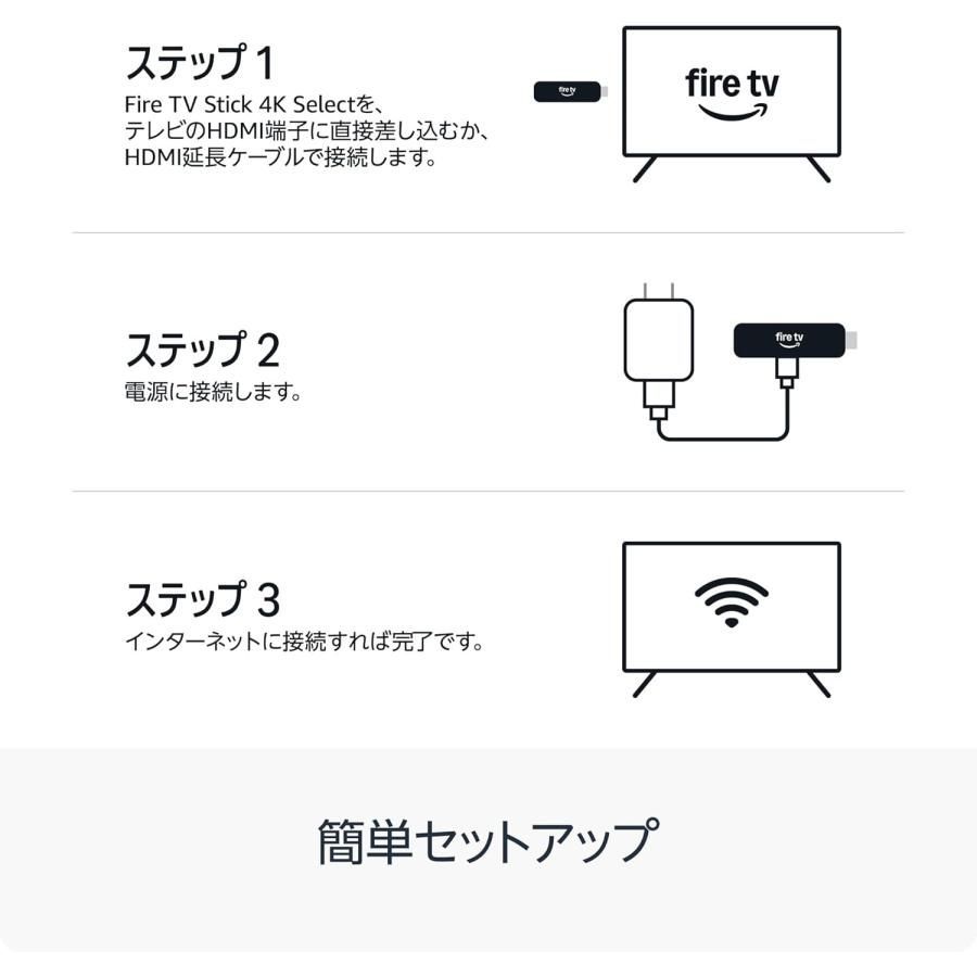 訳あり/箱潰れ】Fire TV Stick 4K Select セレクト Amazon ファイヤー