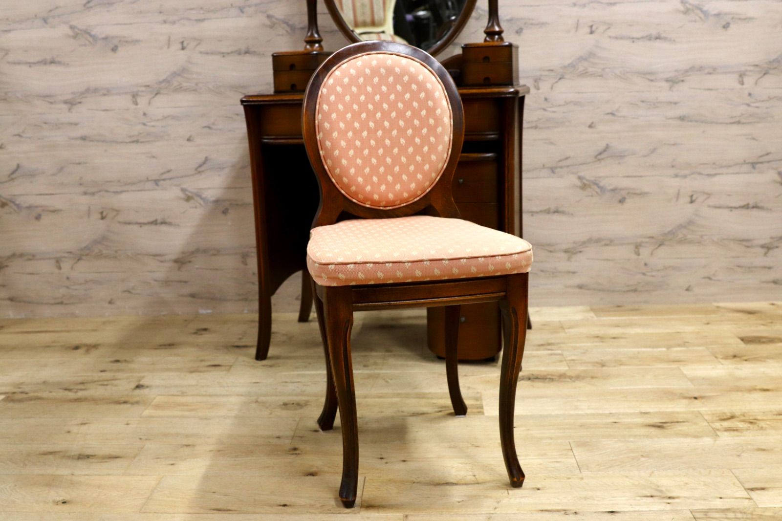 GMIS410○松永公房 カンティーニュ アルバ ドレッサー 鏡台 化粧台 3点