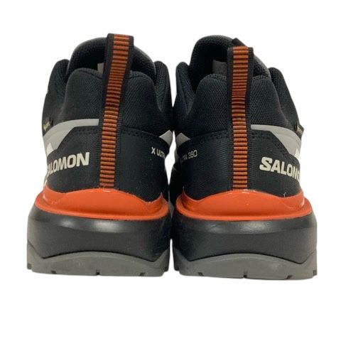 【中古】サロモン Salomon 474535 X ULTRA 360 GTX スニーカー ローカット ロゴ 26.5 グレー オレンジ メンズ サロモン Salomon 474535 X ULTRA 360 GTX スニーカー ローカット ロゴ