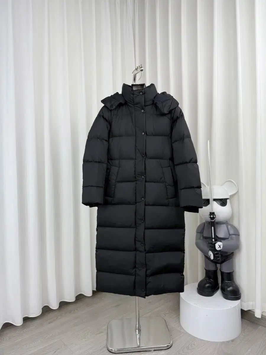ルルレモン ブラック ロング ダウン フーディー ダウン コート - メルカリ