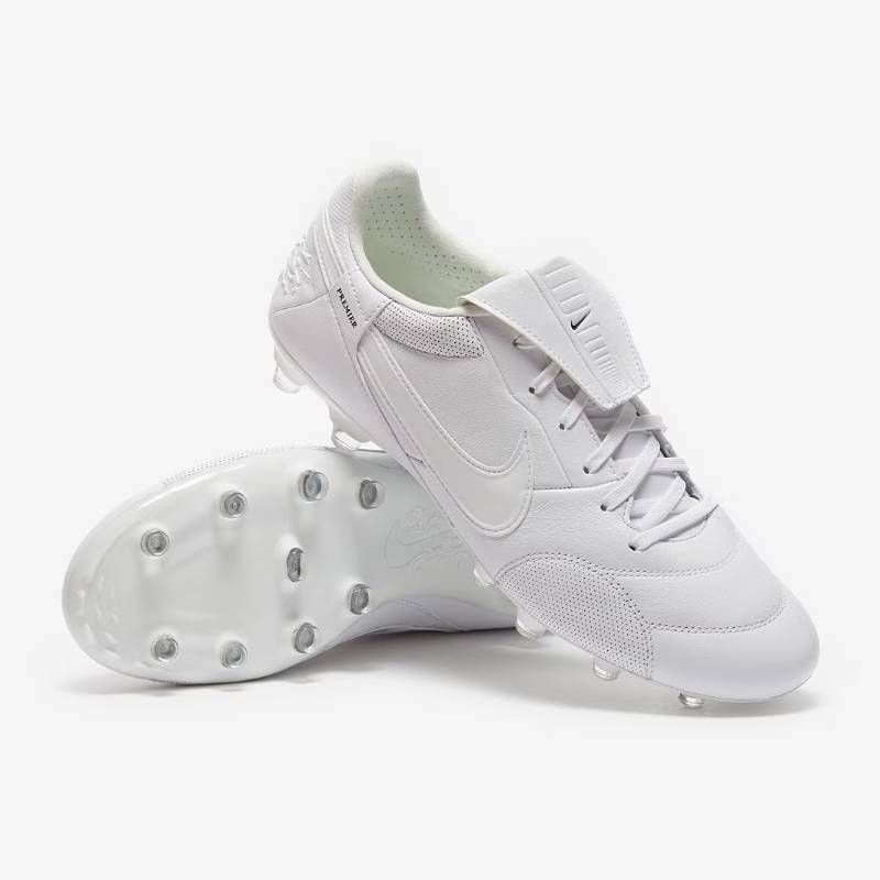匿名配送 Nike サッカー スパイク The Premier 3 FG 白 天然皮革