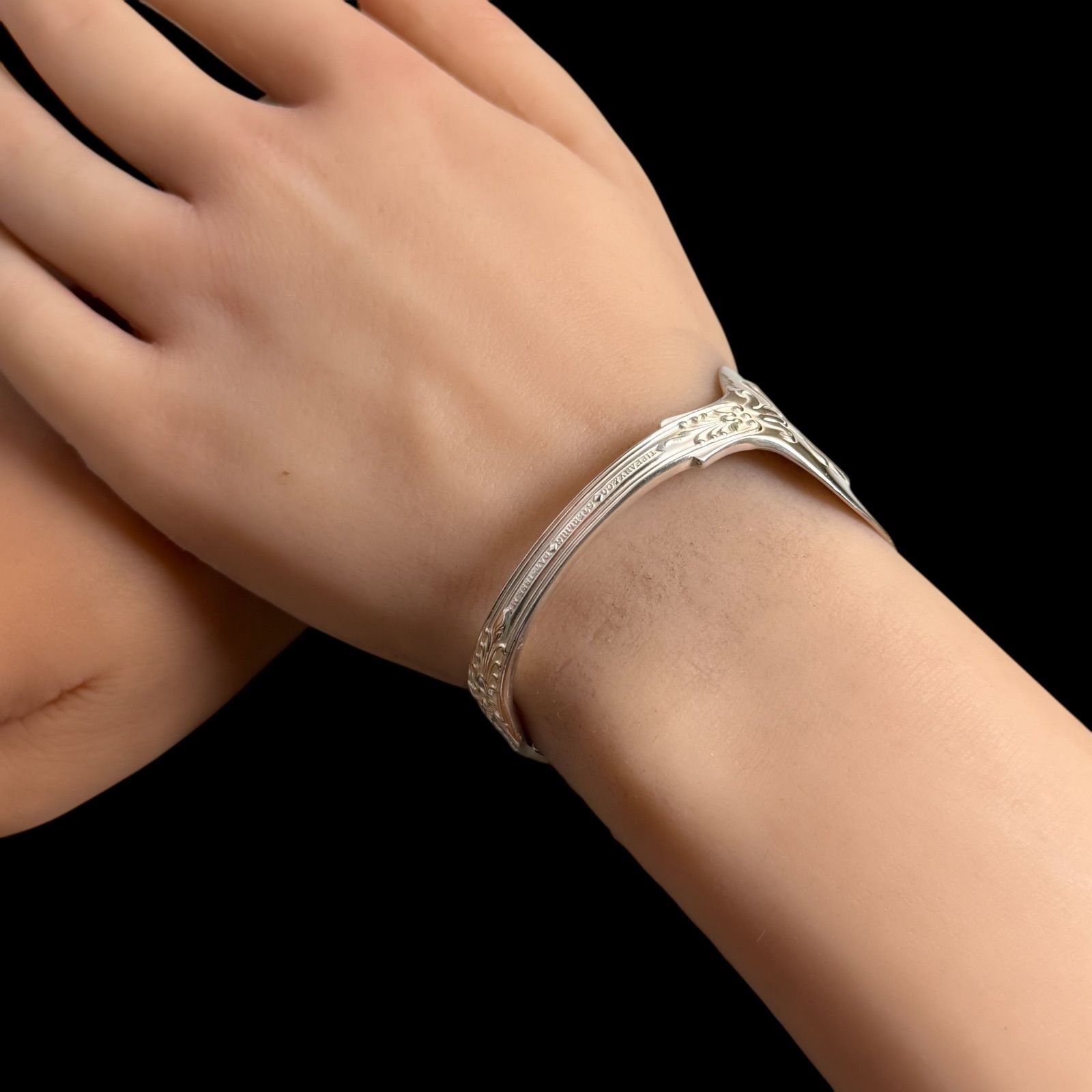  アンティークスプーンバングル ブレスレット リメイクアクセサリー TIFFANY Co バングル リストバンド アクセサリー