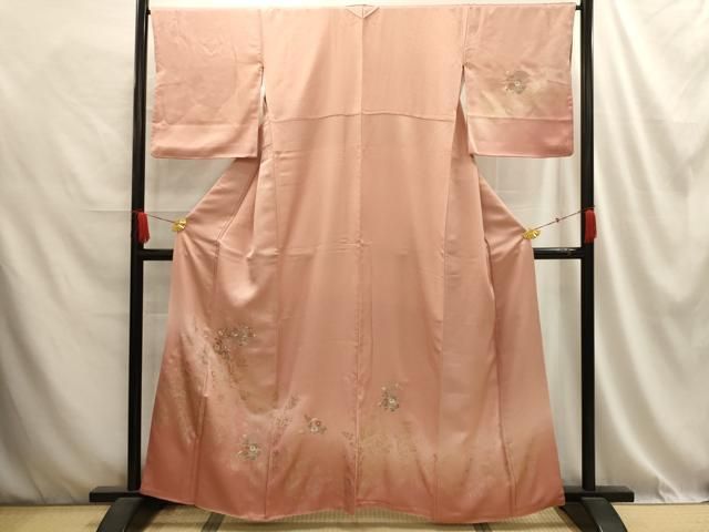 平和屋着物□訪問着 中国三大刺繍 汕頭刺繍 スワトウ刺繍 相良刺繍