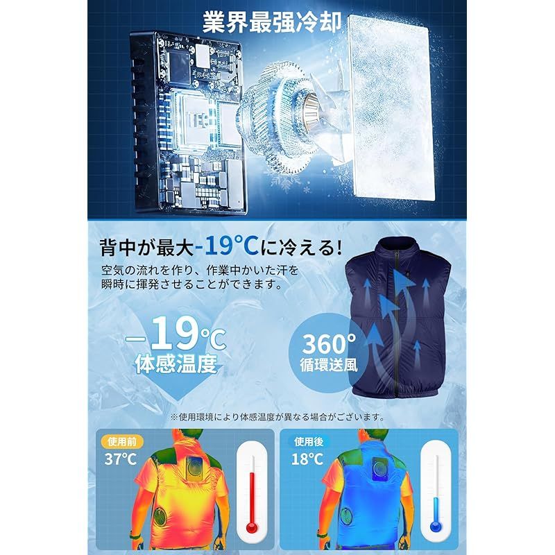最大17時間連続使用 遮熱