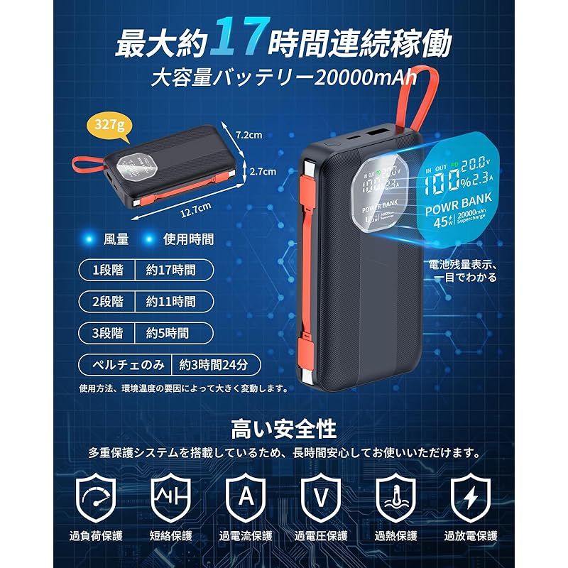 最大17時間連続使用