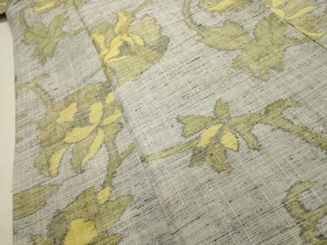 平和屋着物□上質な紬 更紗花文 正絹 逸品 AABD5582sx - メルカリ