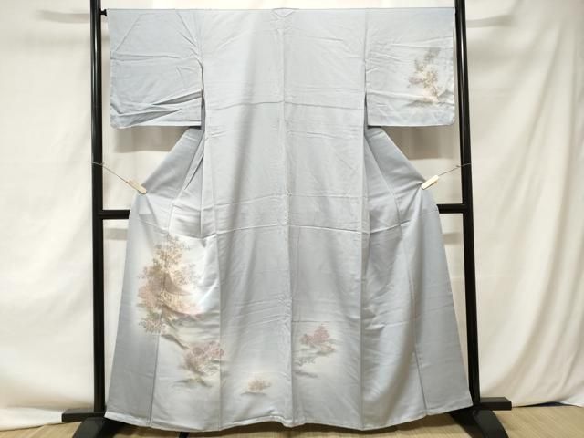 平和屋着物□訪問着 手描き 御所解文 暈し染め 金銀彩 正絹 逸品 未