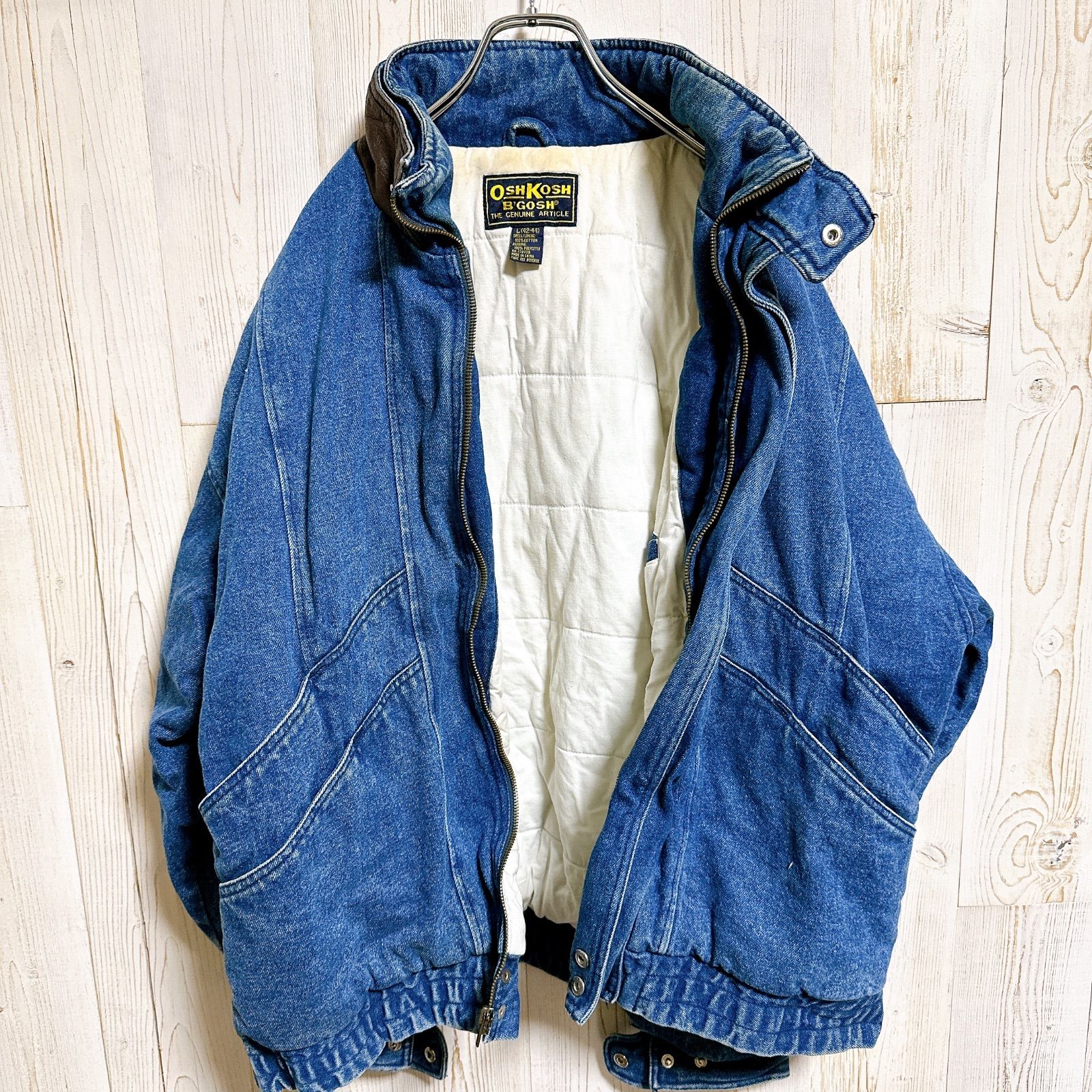 90's 【OSHKOSHオシュコシュ】 デニム中綿ジャケット Lサイズ - メルカリ