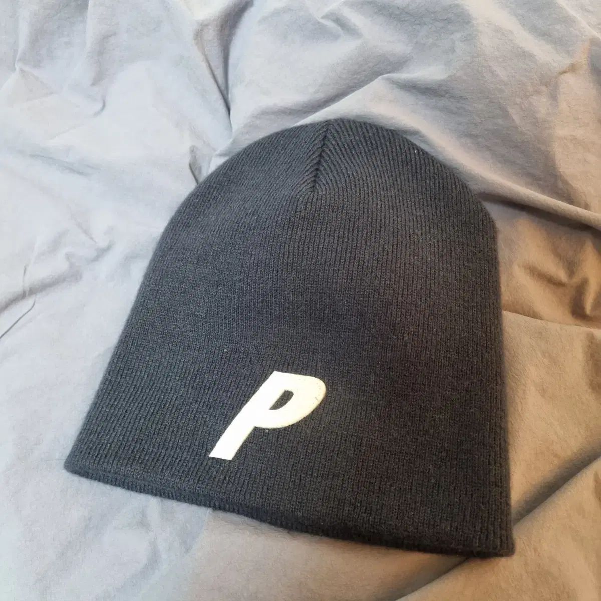 パレス P ニット カフ ビーニー ネイビー