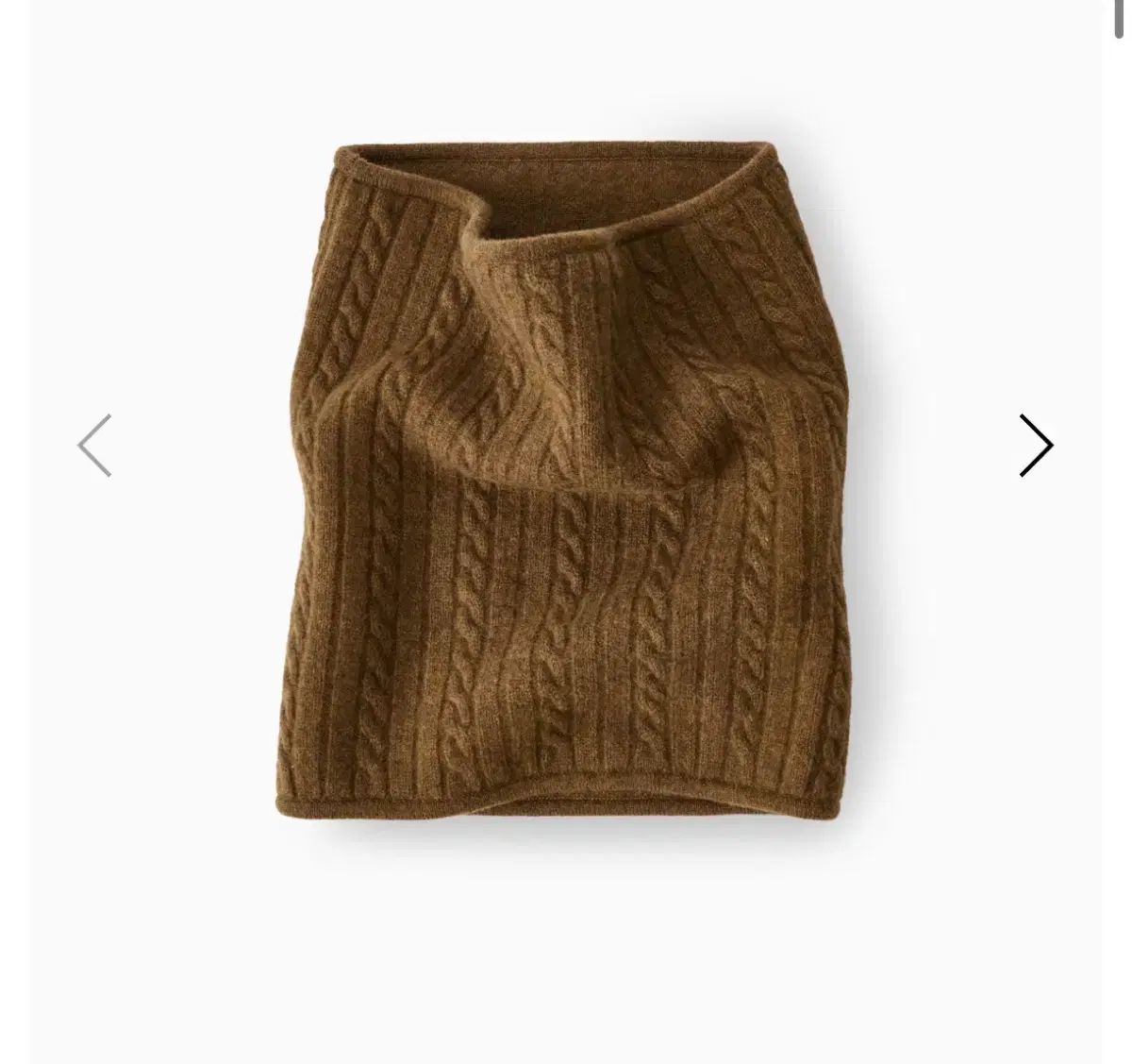 Years ago ネックウォーマー ブラウン 新 商品