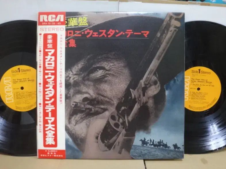 日本 2 LP Hits Of Italian Western Movies