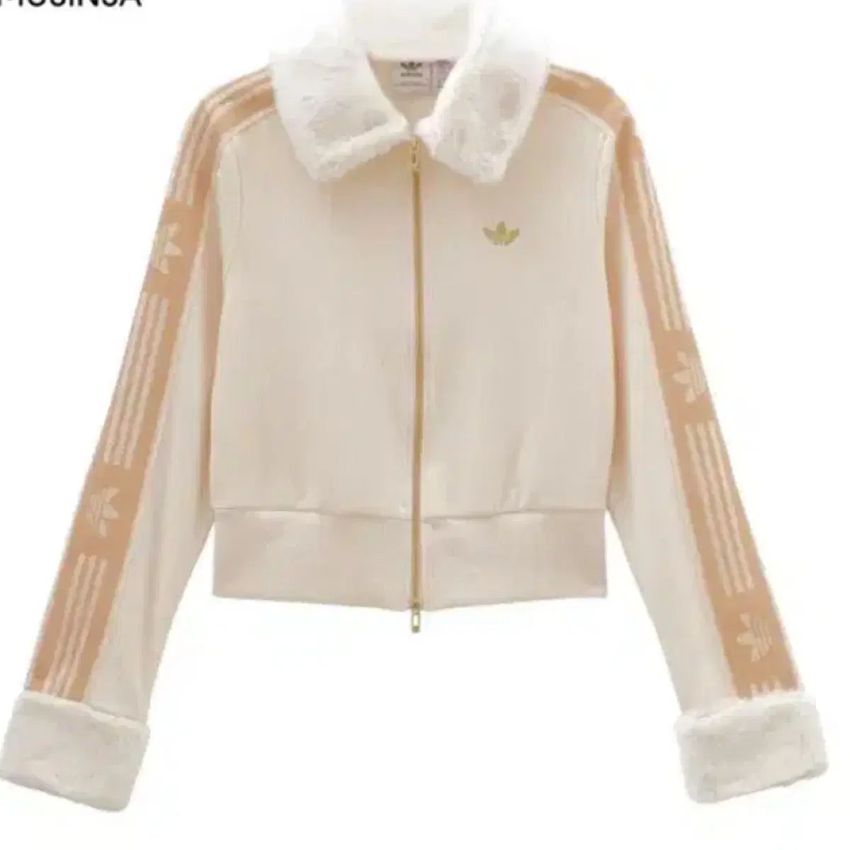 アディダス スキー シック ファー ジャケット ジャージ S 実物