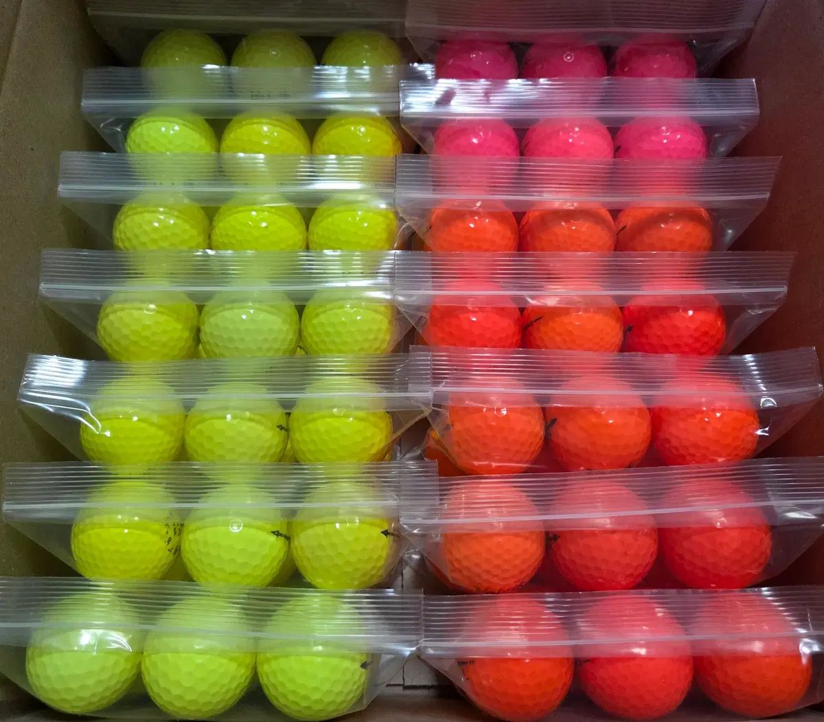 ボルビック A級 3ピース COLOR ロストボール 30球 ゴルフボール