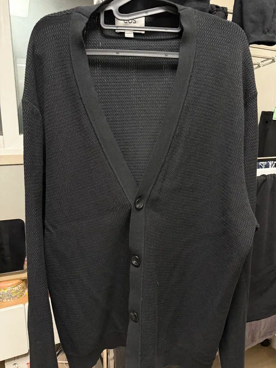 COS コス ブラック カーディガン